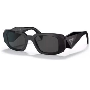 Prada PR17WS Sunglasses Black Frame & Lens